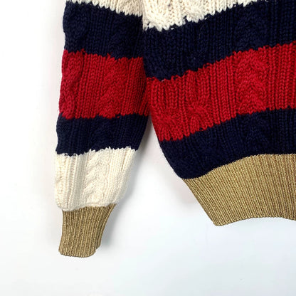 Gucci Colorful Striped Wool Sweater