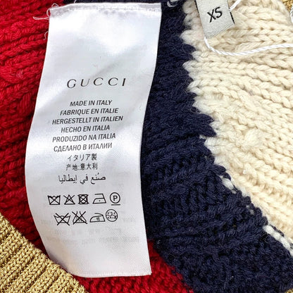 Gucci Colorful Striped Wool Sweater