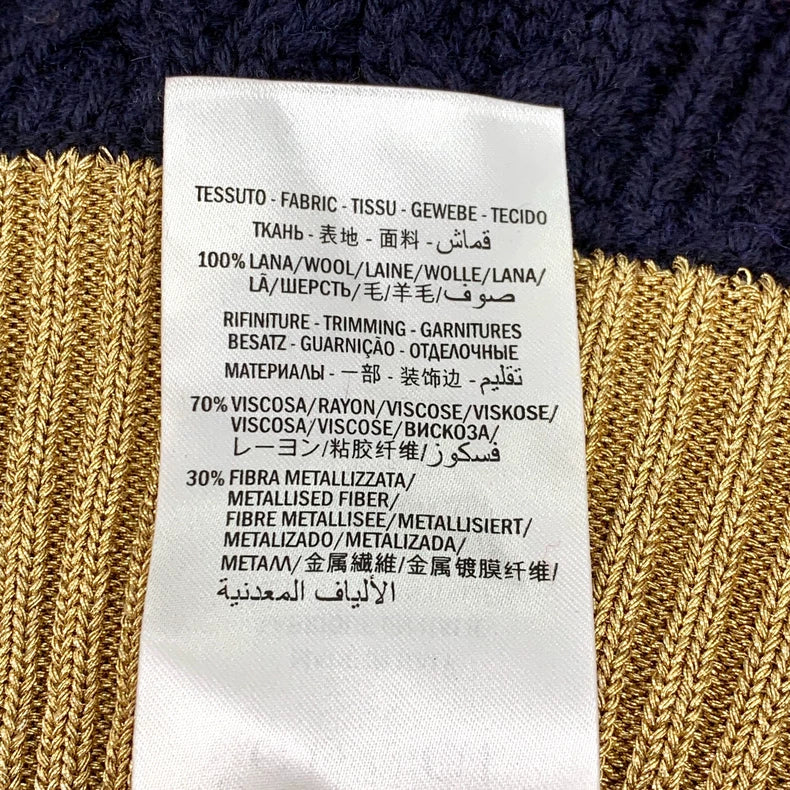 Gucci Colorful Striped Wool Sweater