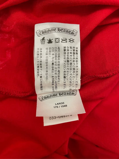 Chrome Hearts Vintage Red Long Sleeve T-Shirt