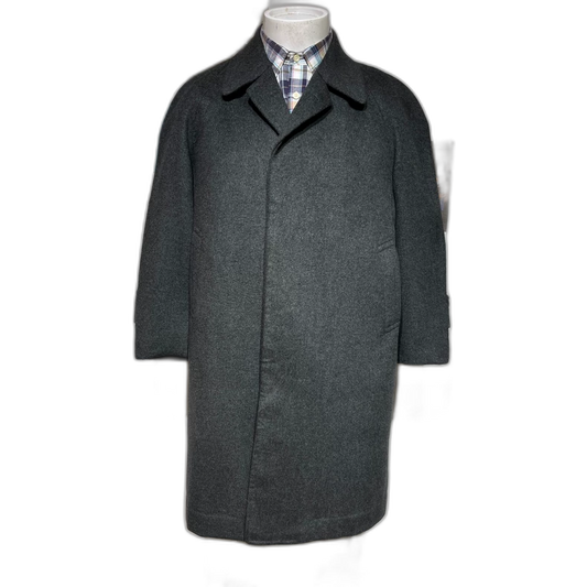 Vintage Gray Cashmere Overcoat