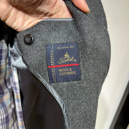 Vintage Gray Cashmere Overcoat