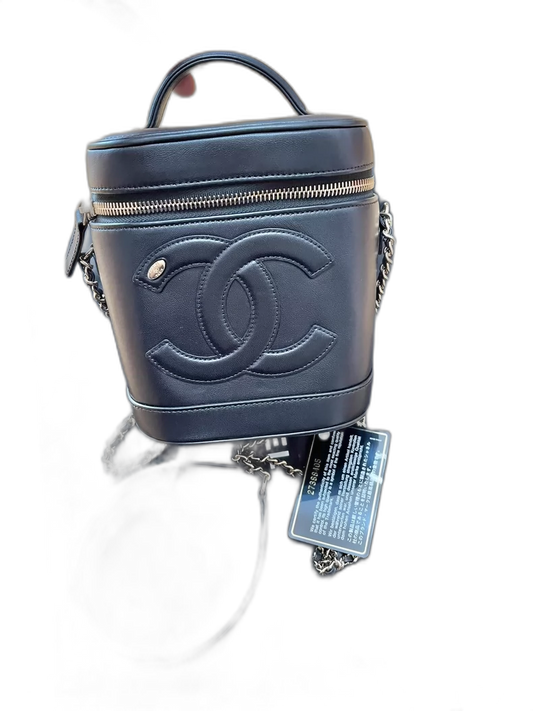 Chanel Black Gold Makeup Bucket Bag
