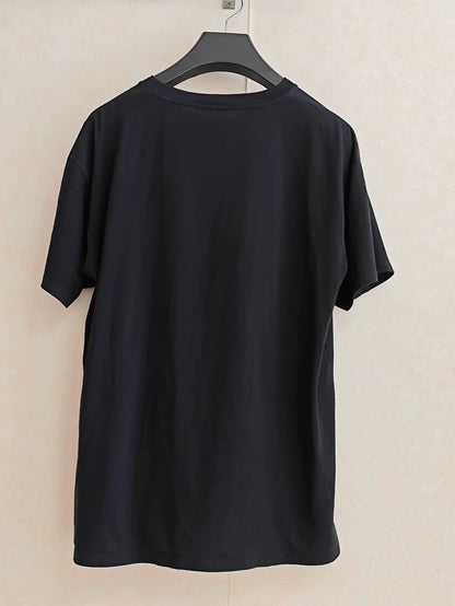 Celine Black Short Sleeve Logo T-Shirt