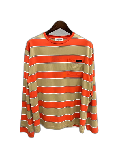 miumiu Striped Long Sleeve Shirt