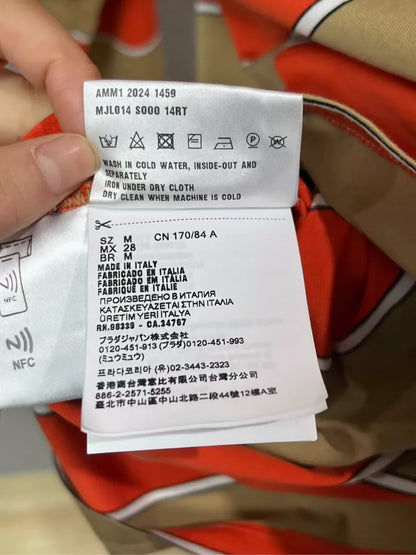 miumiu Striped Long Sleeve Shirt