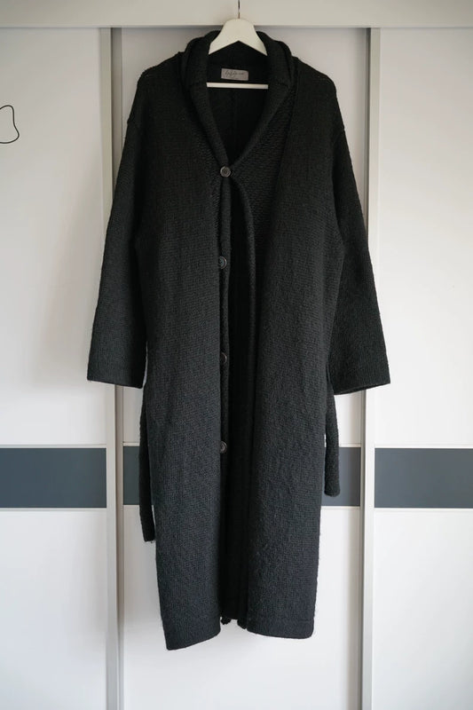 Yohji Yamamoto Wool Belted Coat