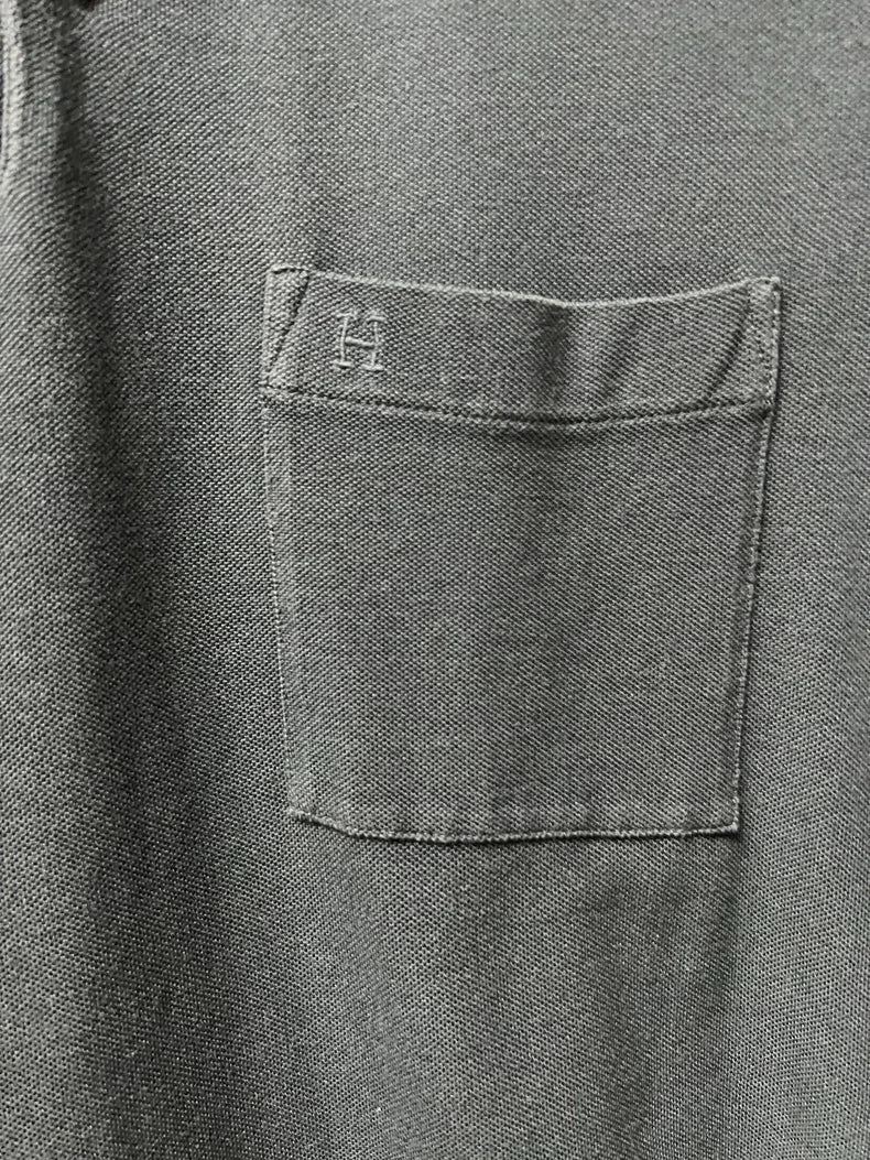 Hermes Men's Casual Short Sleeve Polo-yf