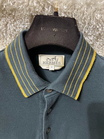 Hermes Men's Casual Short Sleeve Polo-yf