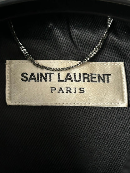 Saint Laurent Silver Chain Bomber Jacket