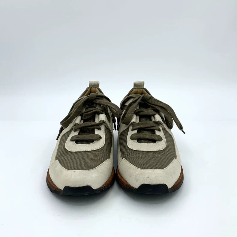 Hermes Color-Blocked Casual Sneakers Size 43