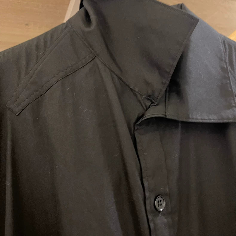 Yohji Yamamoto Long Sleeve Shirt with Stripes