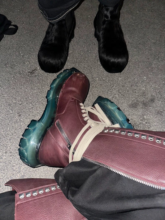 Rick Owens High-Top Platform Boots-yf