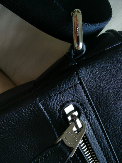 coach men's leather shoulder bag