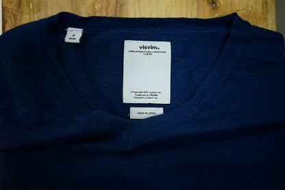 visvim selmer v-neck knit sweater