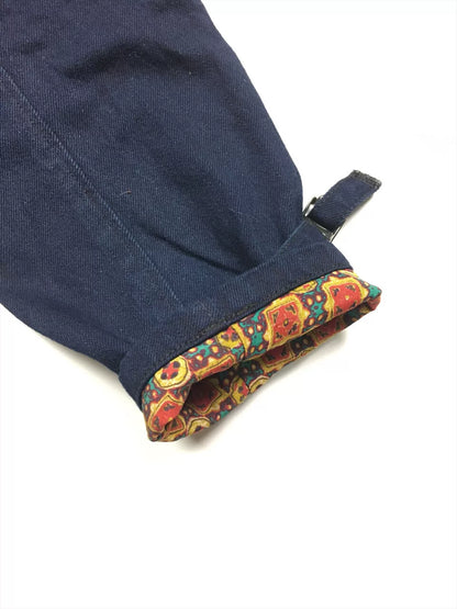 vintage blue denim peacoat by kapital