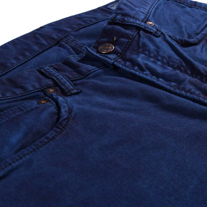 blue blue japan indigo dyed stretch twill pants