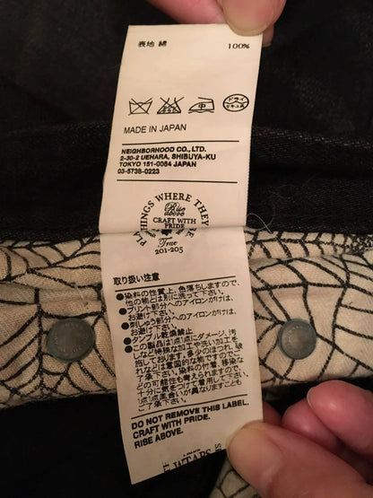 WTAPS LAMF Black Patched Jeans