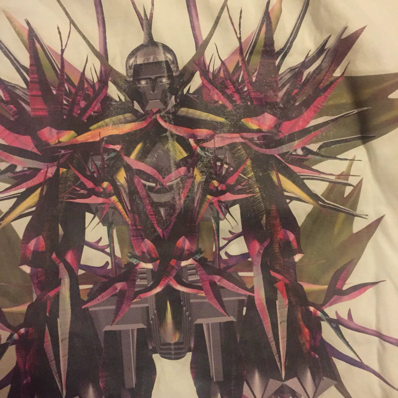 givenchy graphic t-shirt with robot design