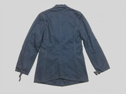 vintage blue denim peacoat by kapital