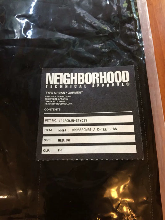 NBHD x MMJ Embroidered Skull Short Tee