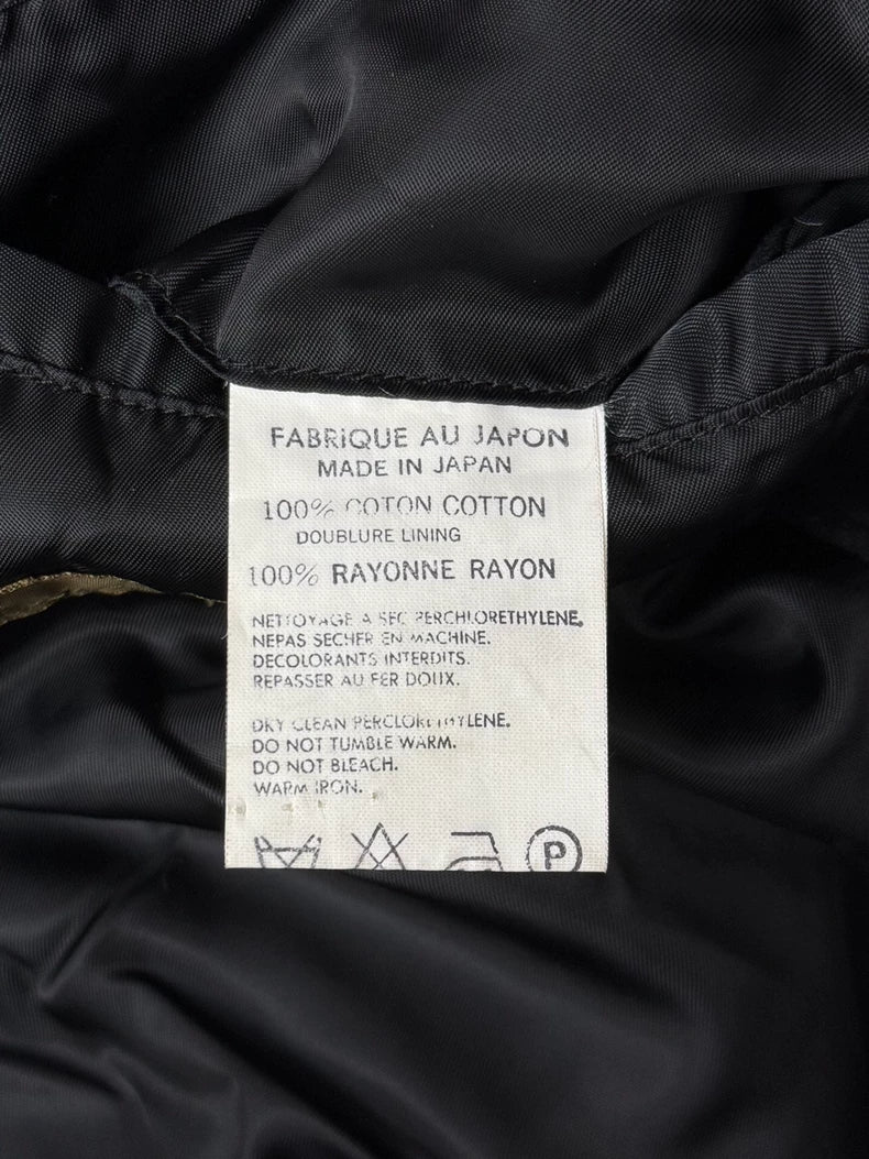 Black Velvet Zip Jacket from Yohji Yamamoto