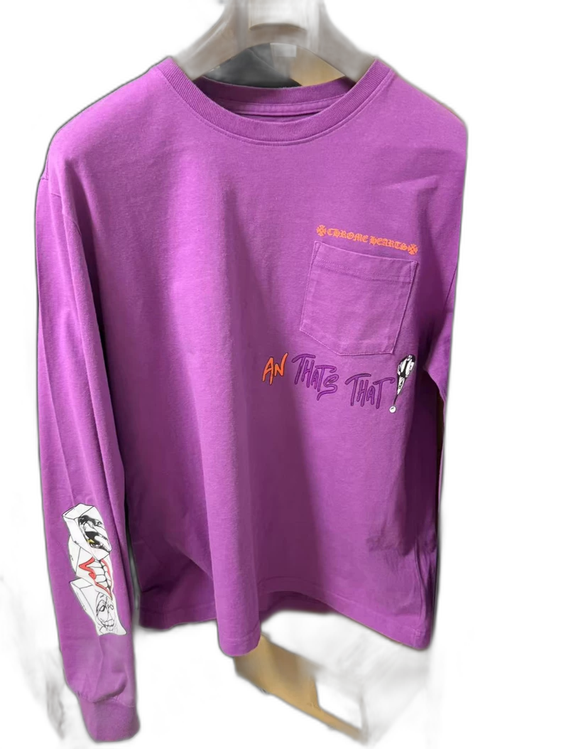 Chrome Hearts 25  Purple Mattyboy Long Sleeve