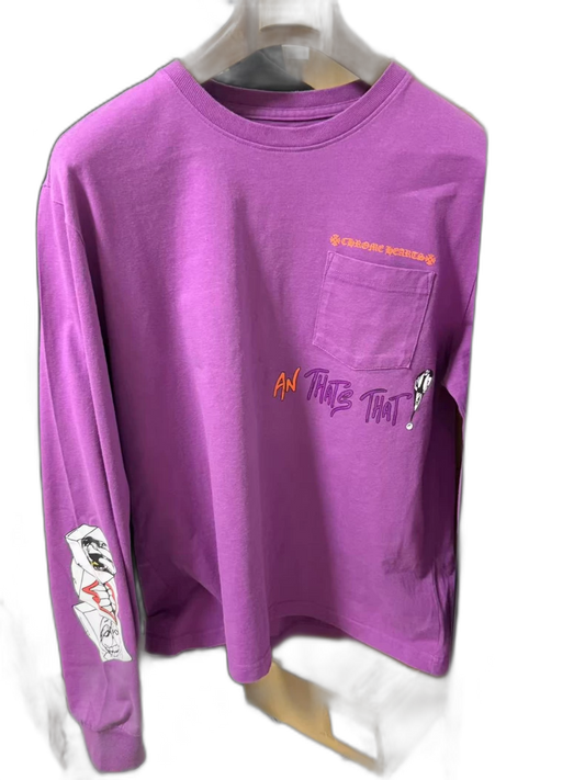 Chrome Hearts 25  Purple Mattyboy Long Sleeve