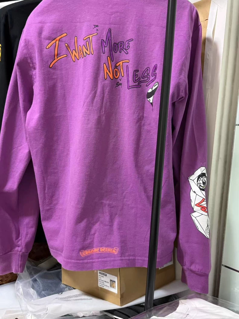 Chrome Hearts 25  Purple Mattyboy Long Sleeve