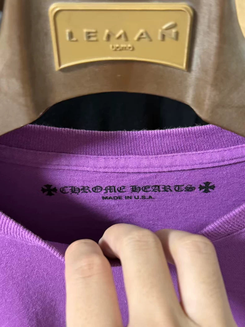 Chrome Hearts 25  Purple Mattyboy Long Sleeve