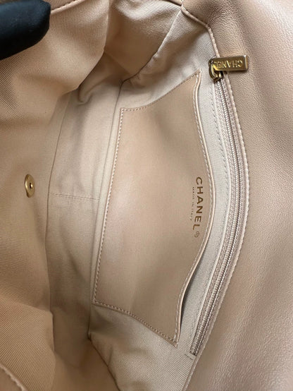 Chanel Caramel Gold Chain Shoulder Bag