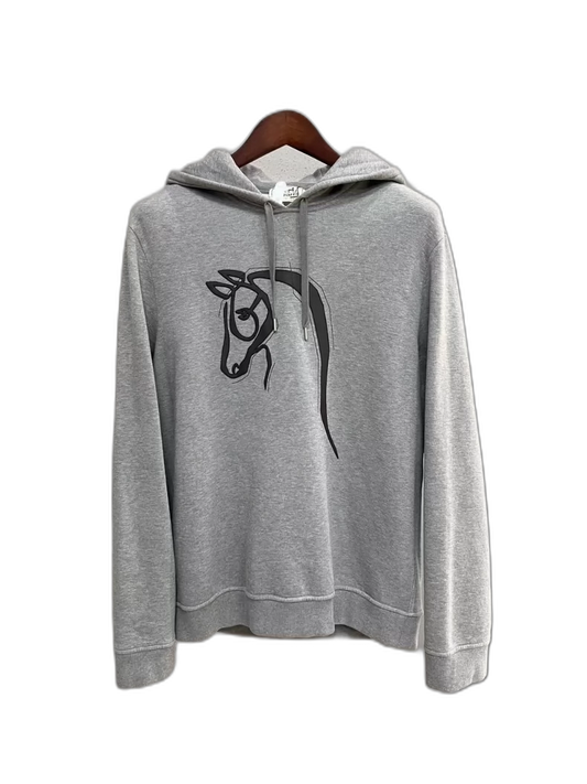 Hermes Horse Graphic Pullover Hoodie
