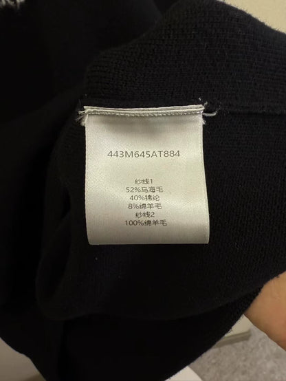 Black Logo Knit Sweater from Dior-yf