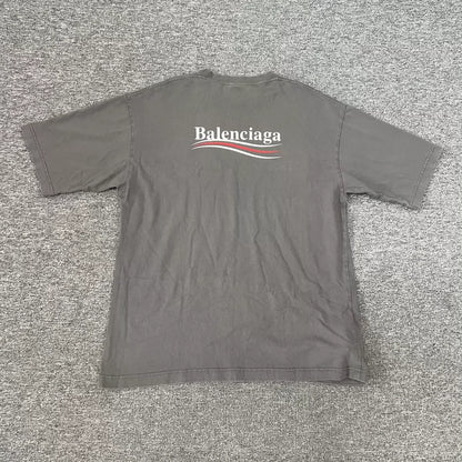 Balenciaga Vintage Style Short Sleeve T-Shirt