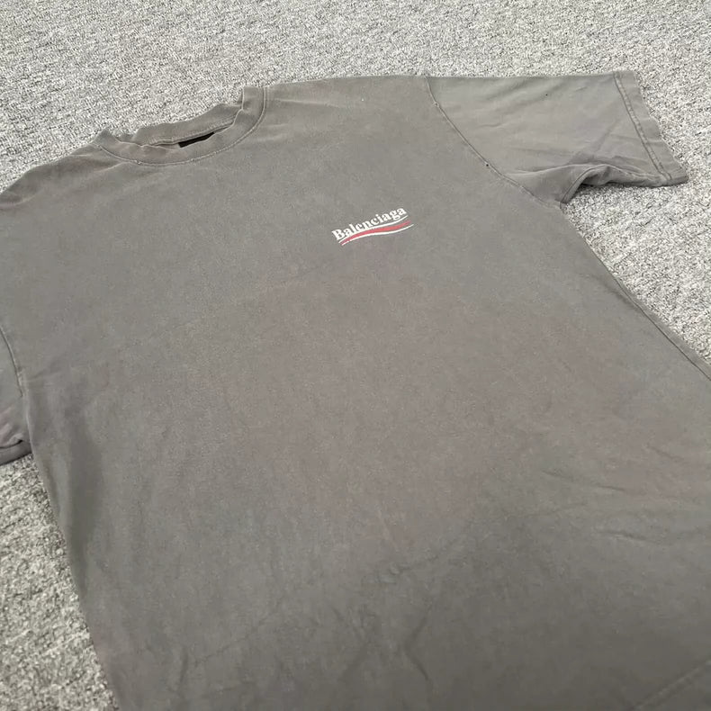 Balenciaga Vintage Style Short Sleeve T-Shirt