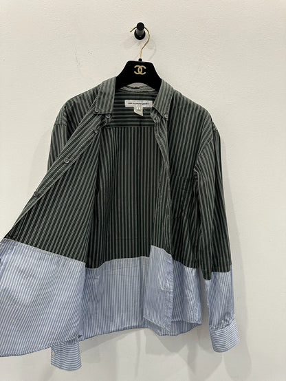 Comme Des Garcons Striped Button-Up Shirt
