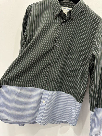Comme Des Garcons Striped Button-Up Shirt
