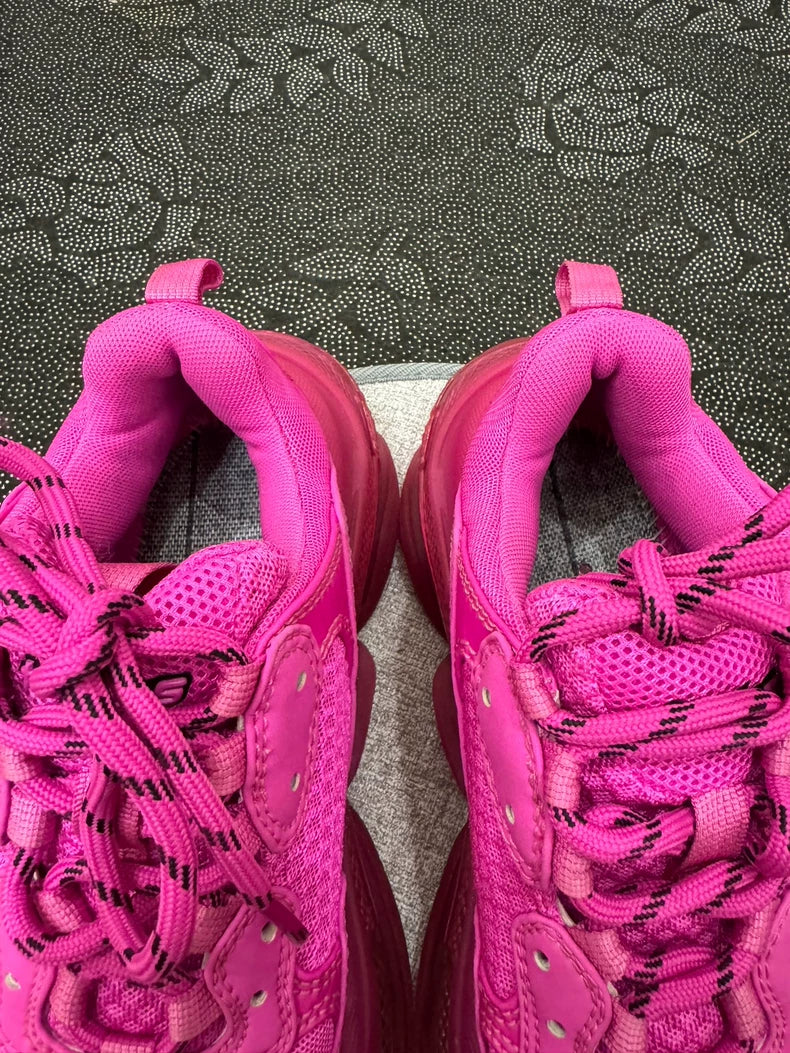 Balenciaga Pink Triple S Sneakers