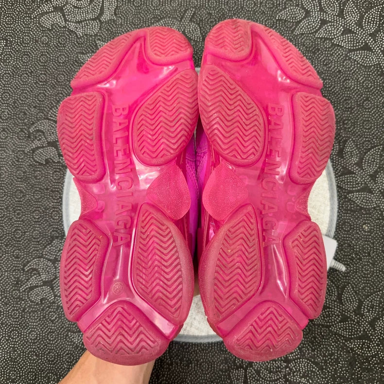 Balenciaga Pink Triple S Sneakers