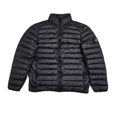 Stone Island Black Down Jacket XL