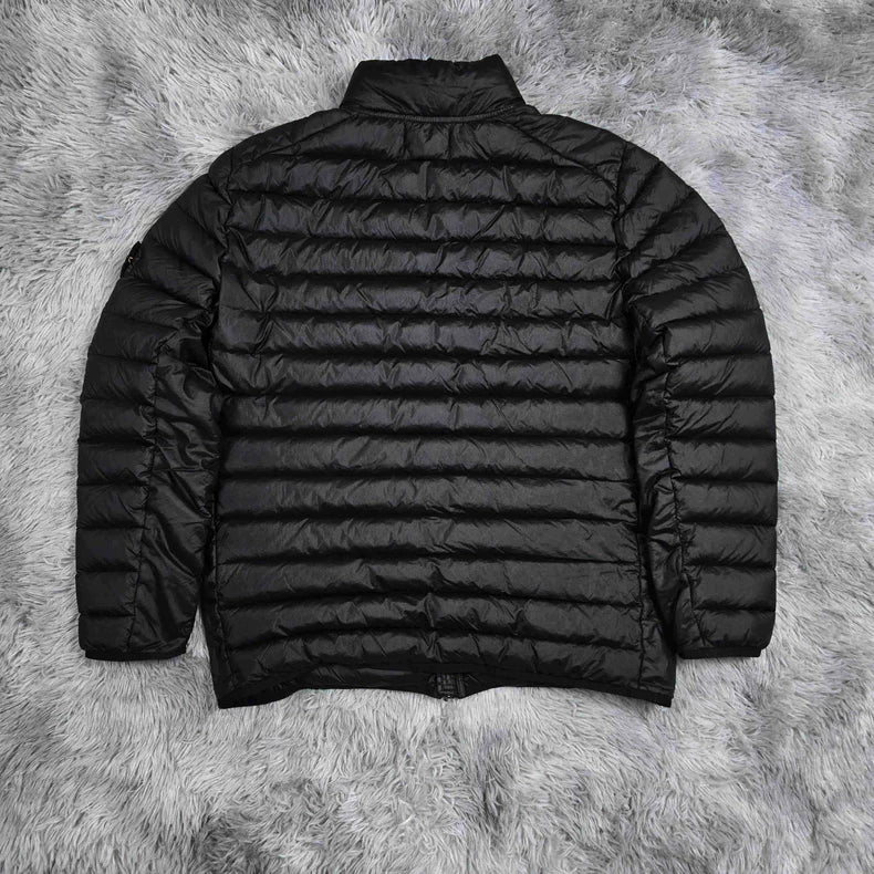 Stone Island Black Down Jacket XL