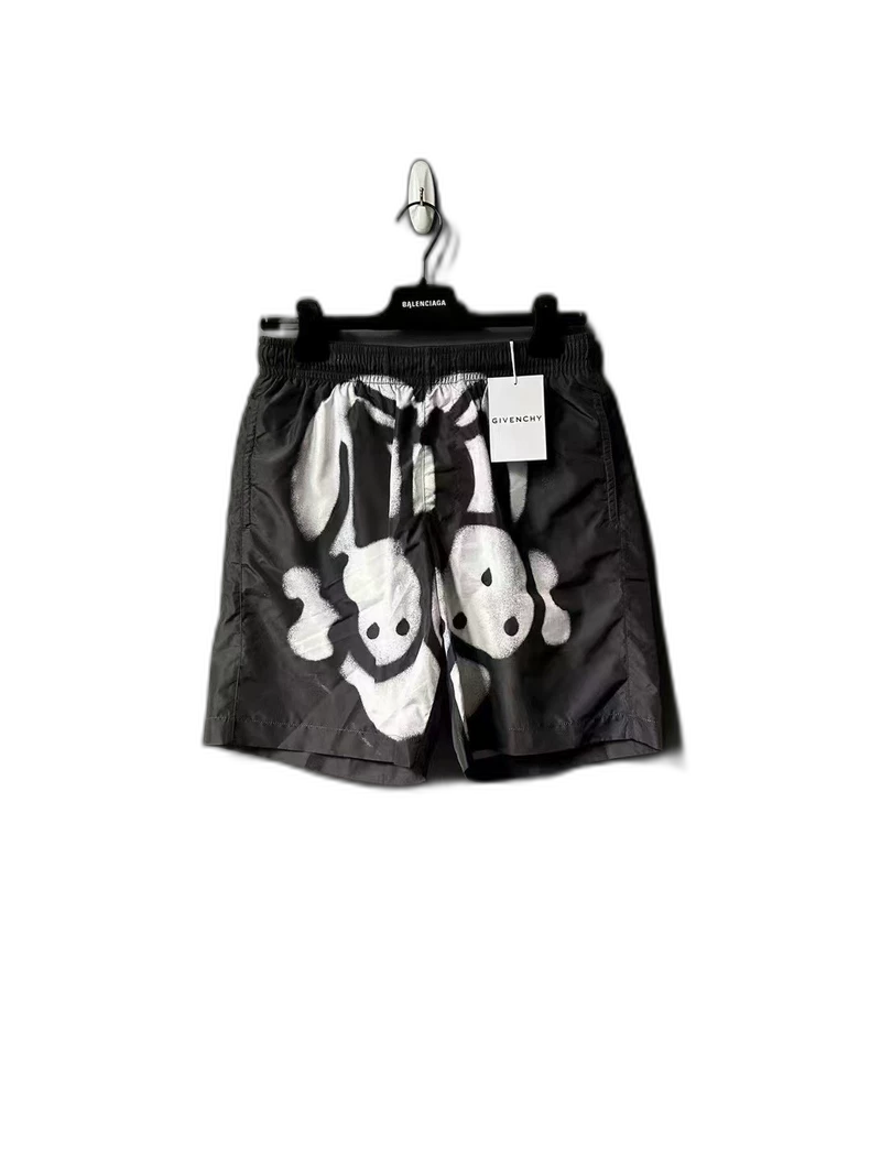 Givenchy Graffiti Skull Shorts