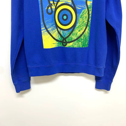 Loewe Blue Graphic Sweatshirt XL Available