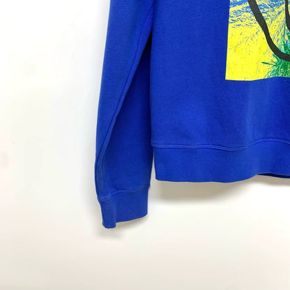Loewe Blue Graphic Sweatshirt XL Available