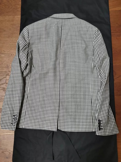 Saint Laurent Paris Houndstooth Blazer
