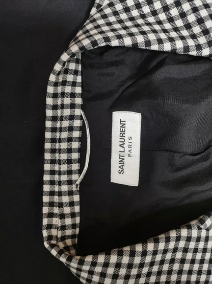 Saint Laurent Paris Houndstooth Blazer