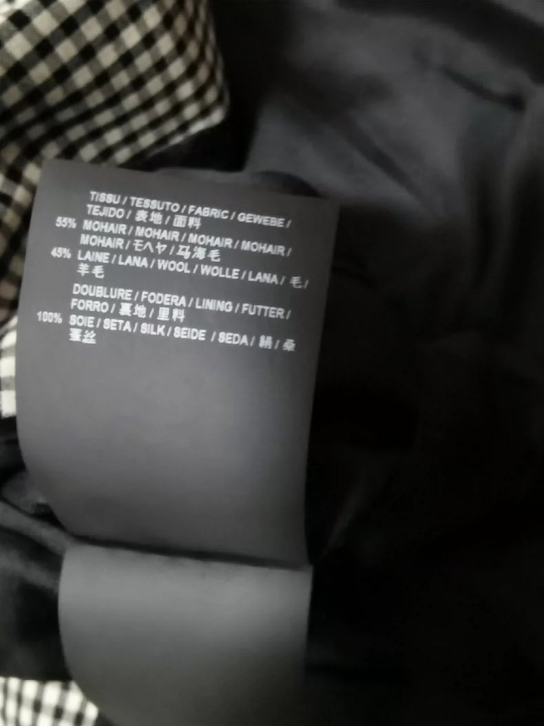 Saint Laurent Paris Houndstooth Blazer