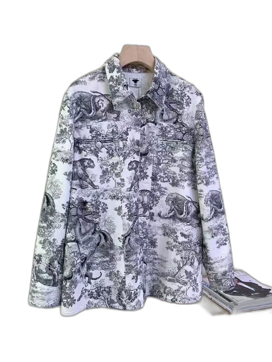 Dior Jungle Zoo Denim Jacket