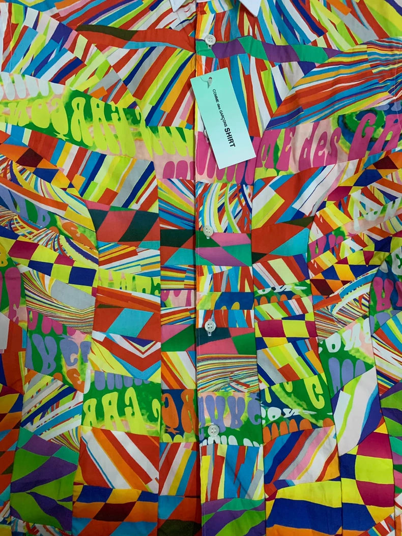 COMME DES GARCONS SHIRT Patchwork Cotton Shirt