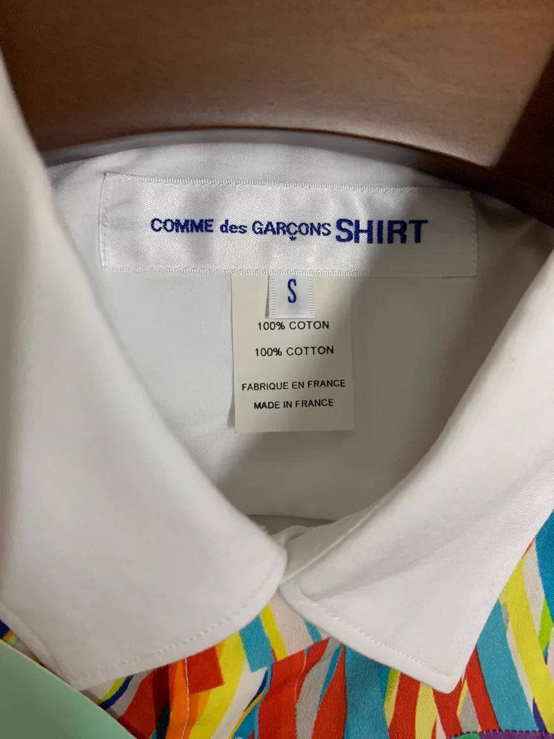 COMME DES GARCONS SHIRT Patchwork Cotton Shirt
